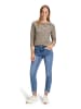 Betty Barclay Ringelshirt mit U-Boot-Ausschnitt in Khaki/Schwarz