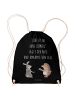 Mr. & Mrs. Panda Stofftasche Hase Igel mit Spruch in Schwarz