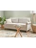 Beliani 3-Sitzer Sofa RONNEBY in Beige/Braun - (W) 190 x (H) 88 x (L) 78 cm