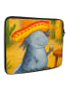 Mr. & Mrs. Panda Laptoptasche Axolotl Tequila Design ohne Spruch in Weiß