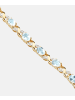 Diamant L'éternel Armband aus 375 Gelbgold mit Diamant mit Topas