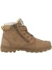 Palladium Schnürboots Pampa Hi Cuff WP OZ in braun