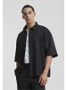 Urban Classics Urban Classics Herren Boxy Cotton Linen Shirt in black