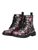 Geox Stiefelette in Schwarz/Pink