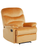 Beliani Sessel ESLOV in Gelb/Schwarz - (W) 85 x (H) 103 x (L) 90 cm