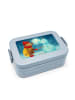 Mr. & Mrs. Panda Bento Box Nachtfalter Schneemann Design ohne Sp... in Blau Pastell