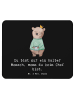 Mr. & Mrs. Panda Mouse Pad Chef Herz mit Spruch in Schwarz