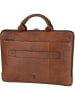 JOOP! Aktentasche Loreto Samu BriefBag SHZ in Dark Brown