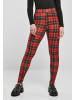 Urban Classics Leggings in redcheck