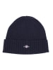 Gant UNISEX. SHIELD WOOL BEANIE in Marine