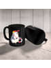Mr. & Mrs. Panda Tasse Superpower Schwimmen Trainerin mit Spruch in Schwarz