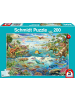 Schmidt Spiele Entdecke die Dinosaurier, 200 Teile - Kinderpuzzle