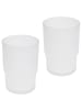 bremermann Glasbecher 2er Set PIAZZA & LUCENTE ca. 6,5 x 9,5 x 6,5 (B/H/T)