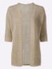 Heine Ajourstrickjacke in sand