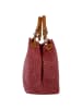 Florence Florence Handtasche, Umhängetasche Leder dunkelrot, bordeaux ca. 31cm