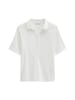 Marc O'Polo Jerseybluse im Polo-Stil regular in White Cotton