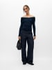 Object Off Shoulder Top in Sky Captain1
