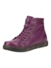 Andrea Conti Stiefelette in Pflaume