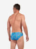 HOM Badehose Swim Mini Briefs Lido in blue print