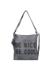 TASCHENDIEB Paniglgasse 4 Schultertasche Leder 33 cm grey