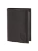 oxmox Leather Geldbörse RFID Schutz Leder 10 cm in braun-freedom lion