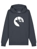 wat? Apparel Sweatshirt Röhrender Hirsch in India Ink Grey