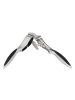 5five Simply Smart Knoblauchpresse, Zinn in Silbern, 17,5 cm