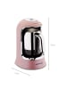 Korkmaz Kaffeekocher - 400W Mokkamaschine  Thermo-Balance-Technologie in Rosegold