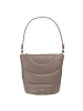 DuDu Barbara Schultertasche Leder 24.5 cm in taupe