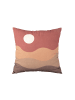 Present Time Kissen Sunset - Braun - 45x45 cm