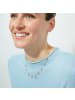 Luxenter necklace in multicoloured zirconia with an 18-K rose gold finish - Orsu
