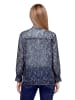 Betty Barclay Chiffonbluse mit Animalprint in Blau/Braun