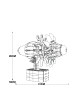 Reobrix 33018 Flugzeugmotor 1351 Teile Klemmbaustein Modell