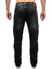 Cipo & Baxx Herren Regular Fit Jeans Stonewashed in Black