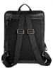 Sansibar Rucksack echt Leder in schwarz