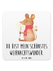 Mr. & Mrs. Panda Untersetzer Maus Weihnachten mit Spruch in Weiß