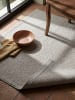 KADIMA DESIGN Teppich Flachgewebe Pflegeleicht NORA Wohnzimmer Modern Wohnlich in Hellgrau