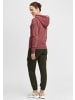 Oxmo Kapuzensweatjacke OXVicky Sweat Zip-Hoodie in Rot