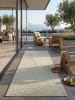 Outdoor-Teppich ENGADIN Blattmuster Kurzflor Wohnzimmer Veranda in Salbeigrün