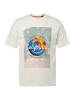 Men Plus Kurzarm T-Shirt in offwhite