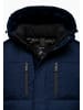 Humy Winterjacke warm gefüttert Kapuze in Navy