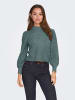 JACQUELINE de YONG Pullover Strick Rundhals Langarm regular fit in Petrol