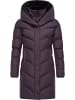 ragwear Steppmantel Natalka Cosy in Plum