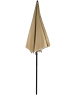 VCM  Sonnenschirm 180 cm Strandschirm Schirm UV-Schutz in Taupe