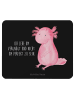 Mr. & Mrs. Panda Maus Pad Axolotl Niedlich mit Spruch in Schwarz