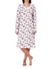 NORMANN Verspielt Nachthemd Spitze floralem Design - 82947 in weiss