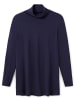 sheego Rollkragenshirt in marine