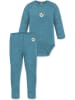 Normani Outdoor Sports Normani Outdoor Sports Merino Body Langarm und Baby Merino Hose in Blau