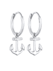 Elli Ohrringe 925 Sterling Silber Anker in Silber