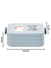 Mr. & Mrs. Panda Bento Box Einhorn Krankenschwester Motiv mit Sp... in Blau Pastell